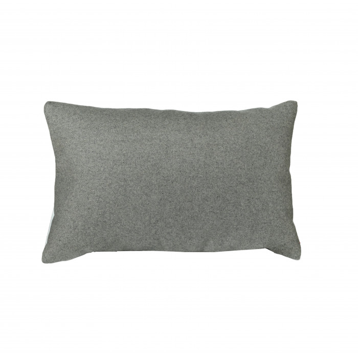 Cuscino rettangolare Per Divani In Lana Beige