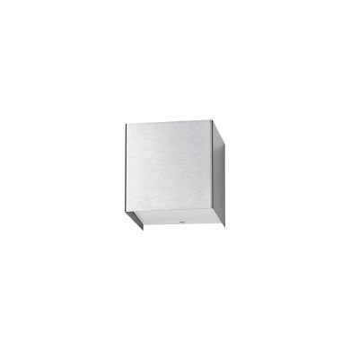 CUBE lampada da parete argento 9 cm 5267