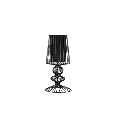 AVEIRO Lampada da tavolo in filo nero, altezza 43 cm 5411
