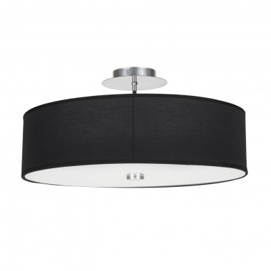 Lampada da soffitto VIVIANE, centro 50 cm, nera 6390
