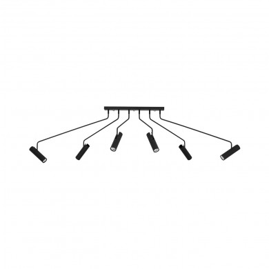 EYE SUPER BLACK VI lampada da soffitto 6505