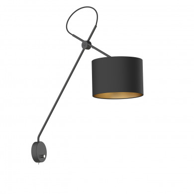 VIPER BLACK lampada da parete 6513