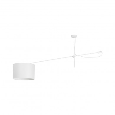 Lampada da soffitto VIPER BIANCA su braccio 6640