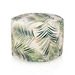 Pouf Rotondo Cilindro - Tessuto Stampato Premium
