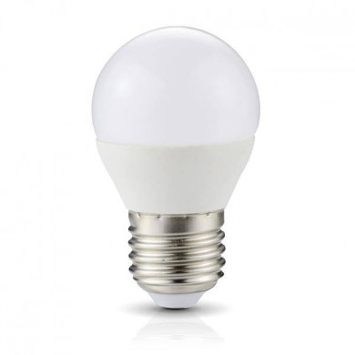 Lampadina LED E27 6W neutra 4000K G45 a sfera
