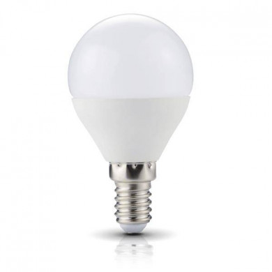Lampadina LED E14 6W neutra 4000K sfera G45