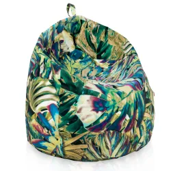 Poltrona Pouf Sacco per bambini -Tessuto Stampato Premium