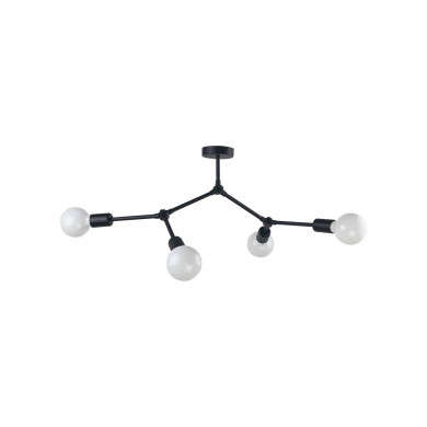TWIG IV lampada da soffitto loft nera, larghezza 79 cm 9140