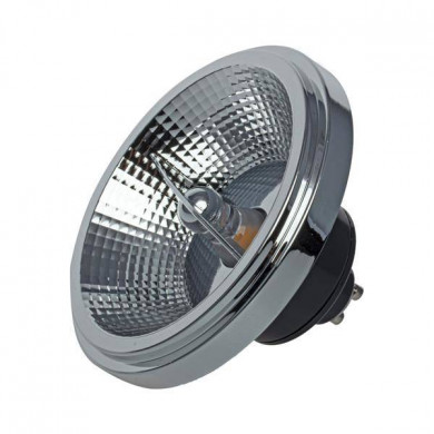 Lampadina LED 12W AR111 GU10 4000K nera con riflettore EKZA3407