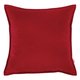 Cuscino Rosso Morbido Alcantara