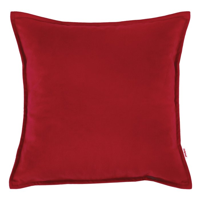 Cuscino Rosso Morbido Alcantara