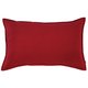 Cuscino Arredo Rosso Rettangolare Peluche
