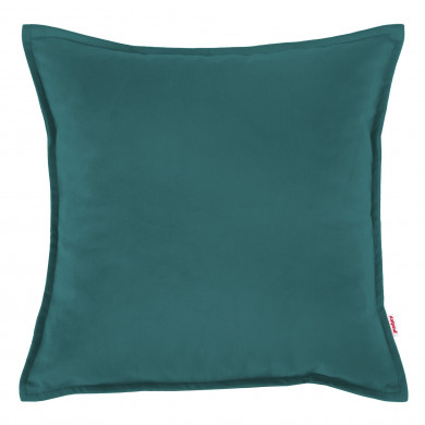 Cuscino Quadrato Azzurro Velluto