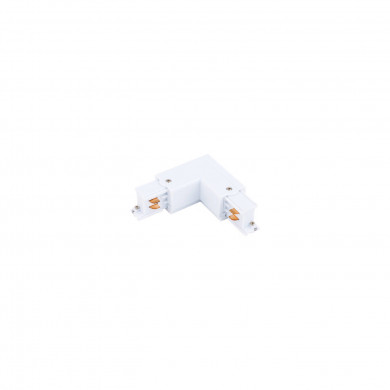 Connettore ad angolo sinistro di 90 gradi CONNETTORE DI ALIMENTAZIONE CTLS SINISTRO BIANCO (L-L) bianco 8705