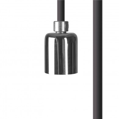 CAMELEON CABLE GU10 2,5 M NERO/CROMO 8633