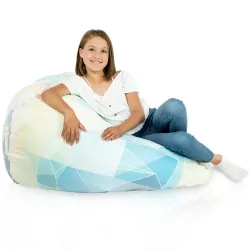 Poltrona Pouf Sacco XL Grande - Tessuto Stampato Premium – vista 110