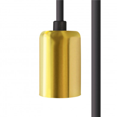 8660 Sospensione "CAMELEON CABLE E27 7 M NERO/OTTONE" NERO/OTTONE 8660