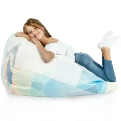 Poltrona Pouf Sacco XL Grande - Tessuto Stampato Premium – vista 119
