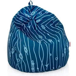 Poltrona Pouf Sacco per bambini -Tessuto Stampato Premium