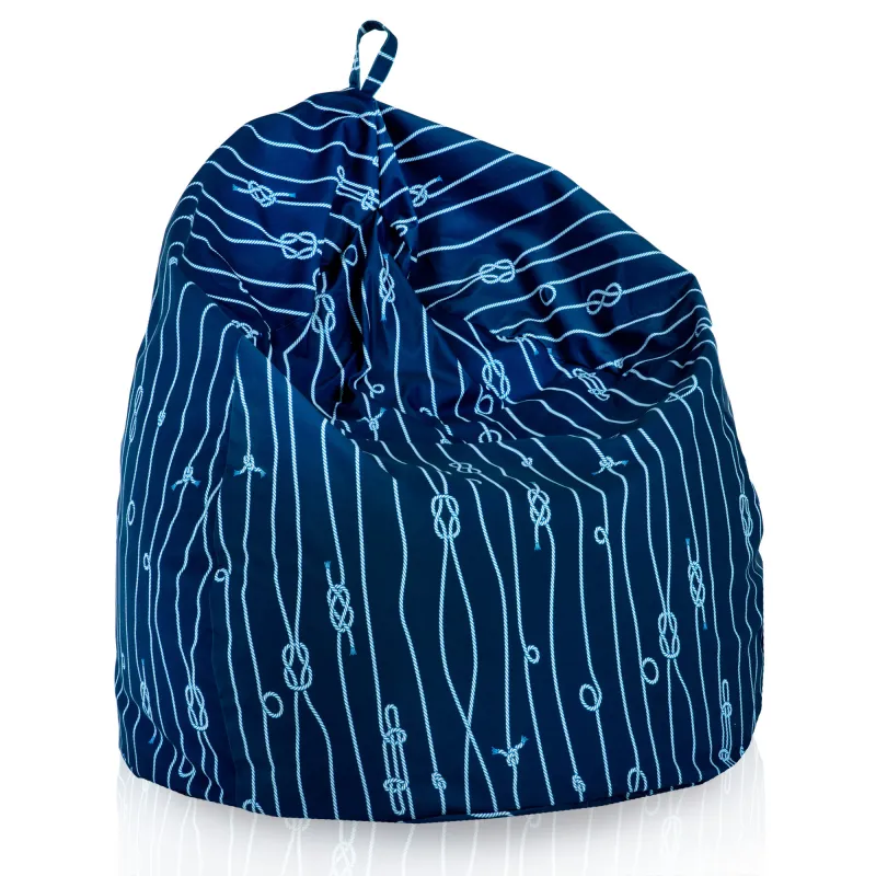 Poltrona Pouf Sacco XL Grande - Tessuto Stampato Premium – vista 19