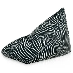 Poltrona Pouf Sacco Seduta XL Bermuda - Tessuto Stampato Premium