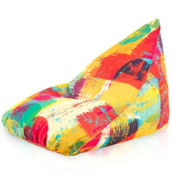Poltrona Pouf Sacco Seduta XL Bermuda - Tessuto Stampato Premium