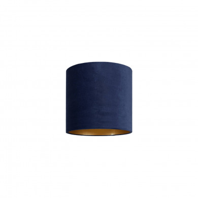 Paralume sistema lampada PETIT tessuto | blu oro 8344