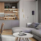 Abażur system lamp PETIT tkanina | szary 8335