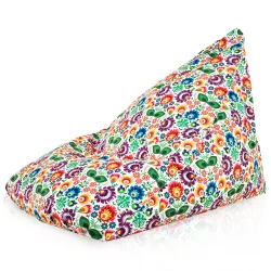 Poltrona Pouf Sacco Seduta XL Bermuda - Tessuto Stampato Premium