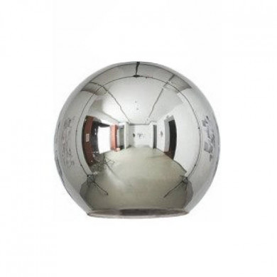 KLOSZ per lampada POLARIS sfera cromata lucida fi 25cm argento 7165