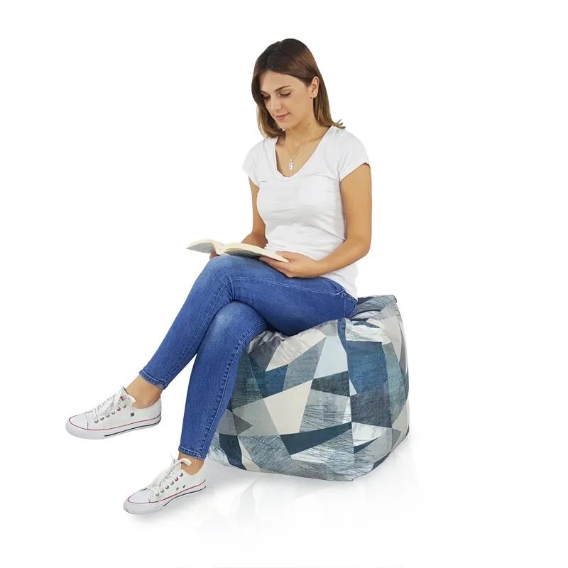 Pouf Cubo Quadrato - Tessuto Stampato Premium – vista 6