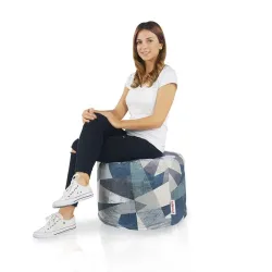 Pouf Rotondo Cilindro - Tessuto Stampato Premium – vista 21