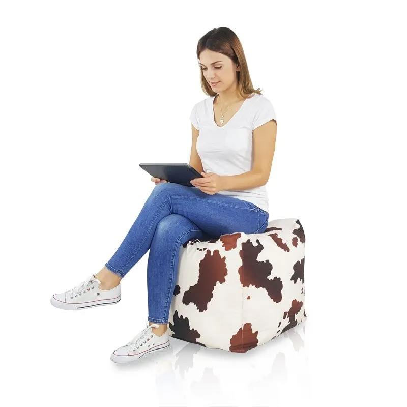 Pouf Cubo Quadrato - Tessuto Stampato Premium – vista 27