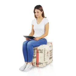 Pouf versatile per ogni ambiente, perfetto per la casa