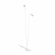 Lampa podłogowa podwójna MONO 120cm 2xGU10 | biały/złoty 7715