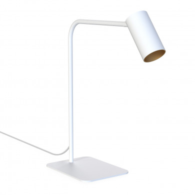 Lampada da scrivania MONO 40 cm GU10 | bianca/dorata 7713