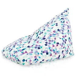Poltrona Pouf Sacco Seduta XL Bermuda - Tessuto Stampato Premium