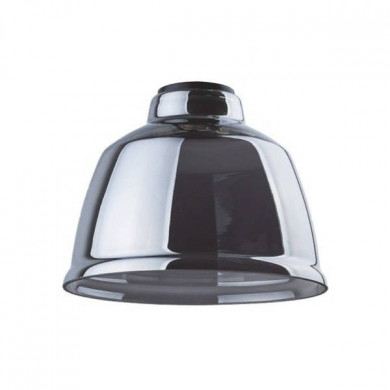 Paralume per lampada AMALFI SMOKED I, diametro 20 cm | fumé