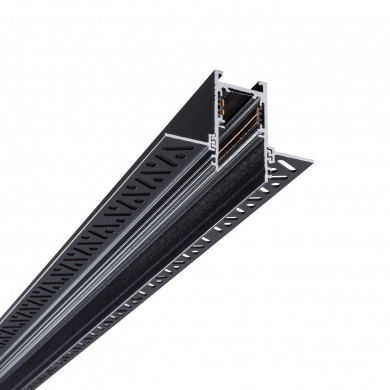 RECCESSED TRACK LVM 48V 200 cm binario magnetico da incasso | nero 10157