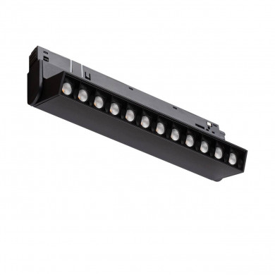 Lampada FOCUS OUT LED 21 cm 9 W 3000 K per binari magnetici | nera 10145