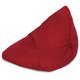 Rosso Pouf Seduta Sacco Morbido