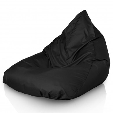 Nero Pouf Seduta Sacco Da Esterno Nylon