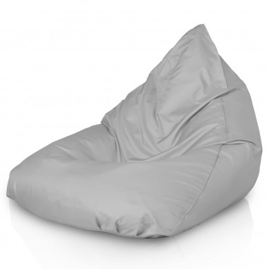 Grigio Chiaro Pouf Seduta Sacco Da Esterno Nylon