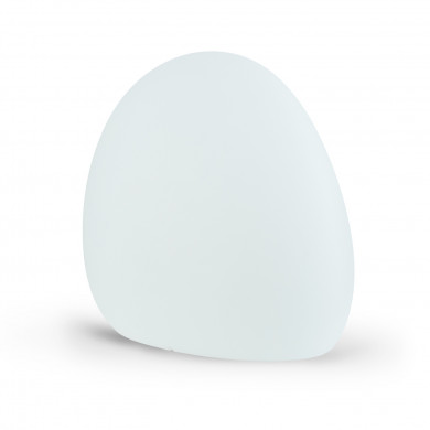 STONE L 80 cm E27 lampada da giardino in pietra | bianco 10581