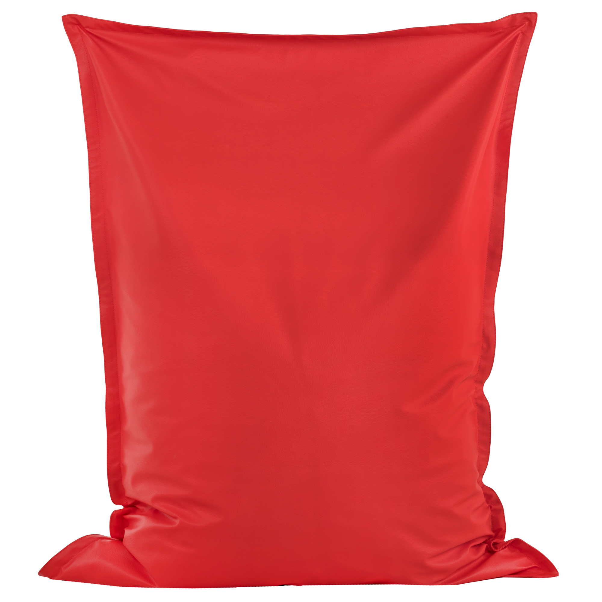 Cuscino gigante per bambini rosso elegante. Pouf grande morbido XL