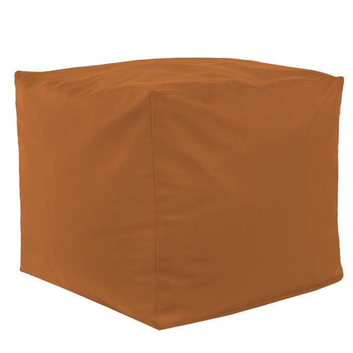 Marrone chiaro Pouf Cubo Comodo