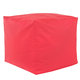 Rosa Pouf Cubo Ecopelle