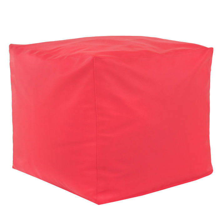 Rosa Pouf Cubo Poggiapiedi per bambine