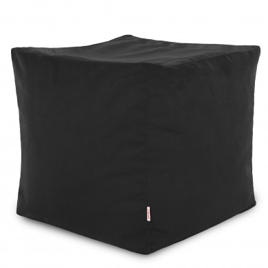 Nero Pouf Cubo Velluto