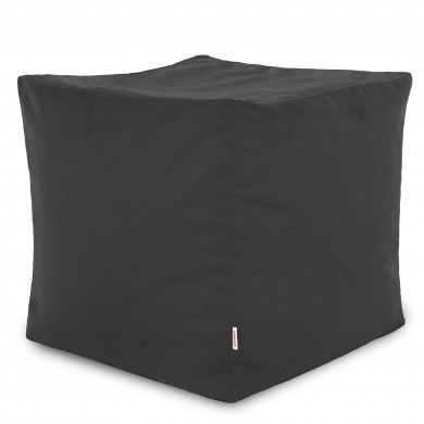 Grigio Pouf Cubo Velluto